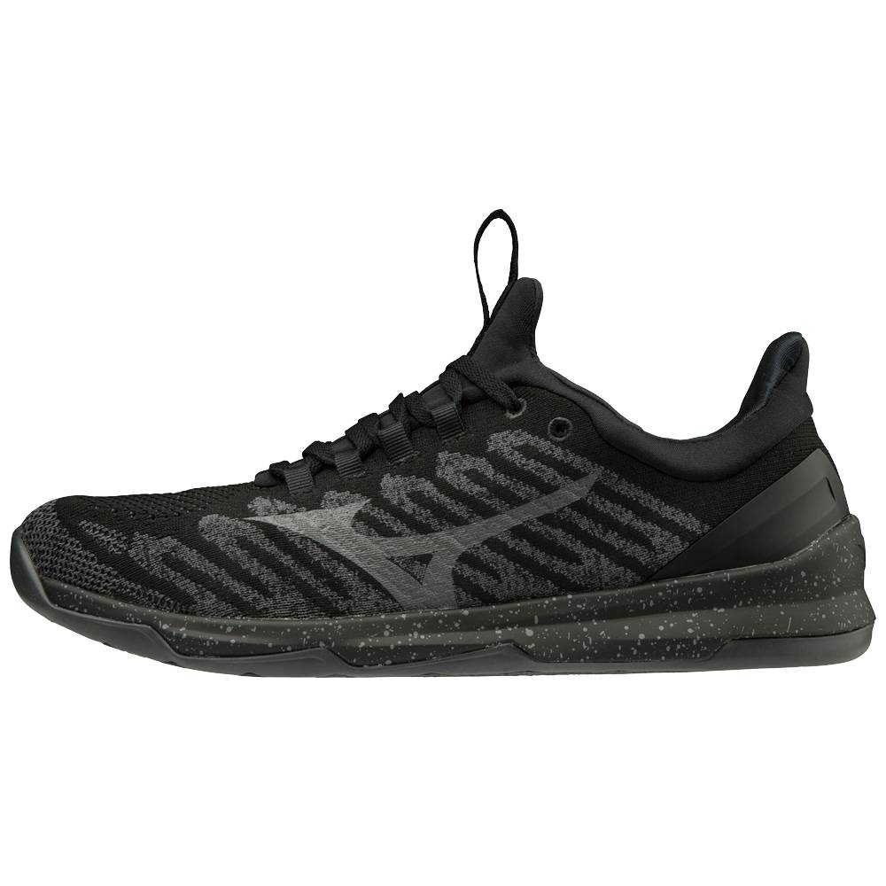 Deportivas Mizuno TC-01 Hombre Negras/Gris España JOVS-15486